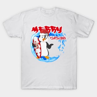 Cute Christmas Penguins T-Shirt